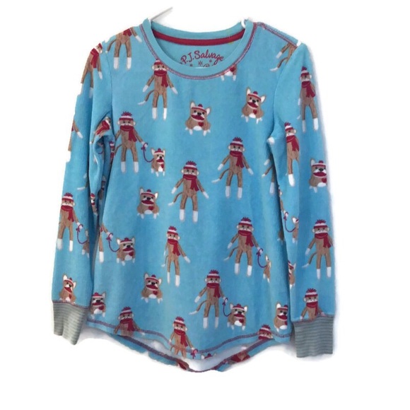 PJ Salvage Other - PJ SALVAGE SOCK MONKEY FRENCH BULLDOG PAJAMA TOP PJ Salvage Other - PJ SALVAGE SOCK MONKEY FRENCH BULLDOG PAJAMA TOP